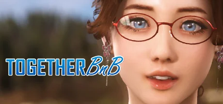 TOGETHER BnB 标题与戴眼镜的房客特写